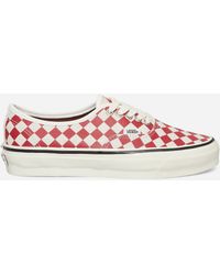 Vans - Authentic 44 Diamond Check Sneakers Marshmallow - Lyst