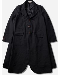 Comme des Garçons - S Garment Dyed Deconstructed Docking Coat - Lyst