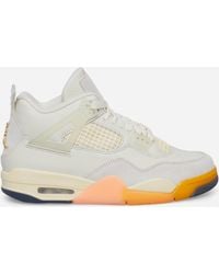 Nike - Women S Air Jordan 4 Retro Birds Of Paradise Sneakers Coconut Milk / Bright Mango - Lyst