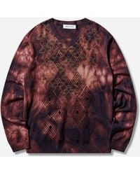 Kiko Kostadinov - S Hatha V-Neck Knit Sweater Fuchsia - Lyst