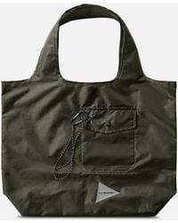 and wander - Crispy Rip Grocery Pocket Bag Khaki - Lyst
