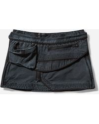 Hyein Seo - S Dyed Mini Skirt With Waist Bag Moonscape - Lyst