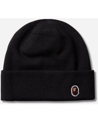 A Bathing Ape - Ape Head One Point Knit Cap - Lyst