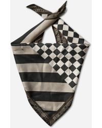 Jean Paul Gaultier - Patchwork Print Silk Scarf - Lyst