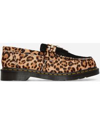 Dr. Martens - Adrian Bone Snaffle Hair-on Leopard Loafers - Lyst