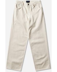 Stone Island - Men S Light Bull Denim-tc Loose Fit Jeans Ivory - Lyst