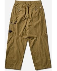C.P. Company - Microreps Peached Cargo Pants Capers - Lyst