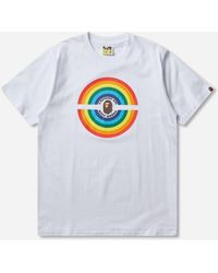 A Bathing Ape - Men S Rainbow Logo Busy Works T-shirt - Lyst