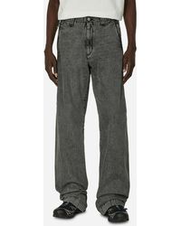 MM6 by Maison Martin Margiela - Zipped Denim Trousers - Lyst