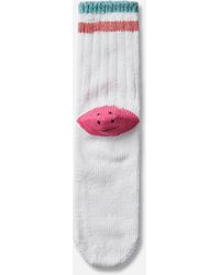 Kapital - 60 Yarns Ivy Rainbowy Happy Heel-hold Socks / Pink - Lyst