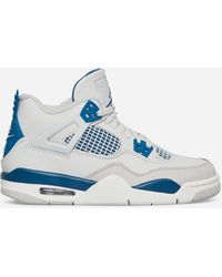 Nike - Air Jordan 4 Retro (gs) Sneakers Off White / Military Blue - Lyst