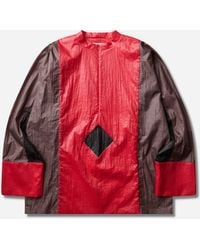 Kiko Kostadinov - S Hertel Stripe Pullover Crimson - Lyst