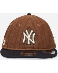 KTZ - New York Yankees Three Looms X Mlb Wool Pinstripe 9fifty Cap Dark Brown - Lyst