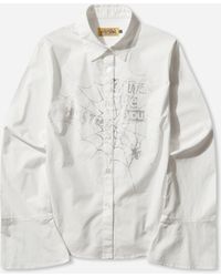 Hysteric Glamour - Hysteric Spider Lace-Up Frill Cuff Blouse - Lyst