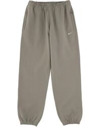 Nike Nrg Solo Swoosh Sweatpants - Gray