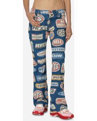 Hysteric Glamour - Hysteric Motor Pattern Flare Denim Pants - Lyst