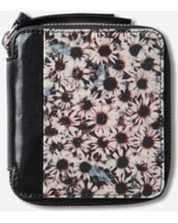 Dries Van Noten - Printed Leather Zip Wallet - Lyst