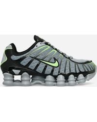 Nike - Shox Tl Sneakers Wolf Grey / Lime Blast - Lyst