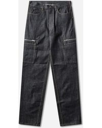 Matthew Williamson - Men S Zip Cargo Jeans Raw - Lyst