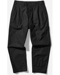 Stone Island - Ghost Weatherproof Cotton Canvas Pleated Pants - Lyst