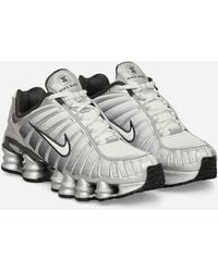 Nike - Shox Tl Sneakers Metallic Silver / Wolf Grey - Lyst