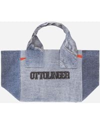 OTTOLINGER - Mini Tote Bag Denim Print - Lyst
