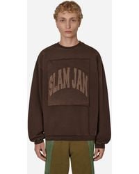 SLAM JAM - Boxy Crewneck Sweatshirt - Lyst