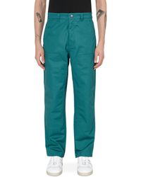 stussy green pants