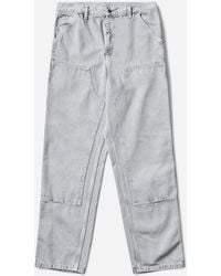 Carhartt - Men S Double Knee Pants (chalk Wash) - Lyst