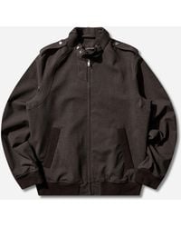 MM6 by Maison Margiela - Men S Bomber Jacket Deep Brown - Lyst