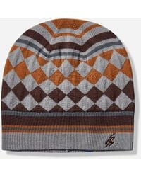 Asics - Novalis Aquifolia Knit Hat Mist / Rust - Lyst