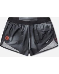 Nike - S Aeroswift Dri-Fit Adv 2In Brief-Lined Running Shorts Dark Smoke - Lyst
