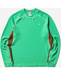Nike - Men S Acg Chinati Dri-fit Adv Longsleeve T-shirt Green Shock - Lyst