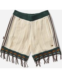 adidas - Clot By Edison Chen Crochet Shorts Cream - Lyst