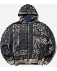 Kapital - S Swt Knit Bandana Bivouac Hoodie - Lyst