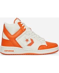 Converse - Weapon Mid Sneakers Orange / Vintage White - Lyst