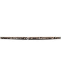 Dries Van Noten - Printed Leather Belt - Lyst