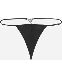 Guess USA - Triangle Thong Jet Black - Lyst