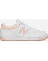 New Balance - 480 Sneakers White / Pink - Lyst