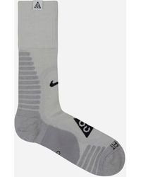 Nike - Acg Outdoor Cushioned Crew Socks White / Light Smoke Grey - Lyst