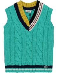 lacoste cricket sweater