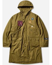 Undercover - Men S Patches Parka Jacket Khaki - Lyst