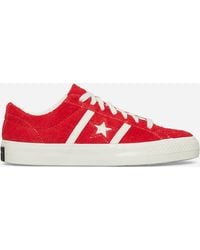 Converse - One Star Academy Pro Suede Sneakers Red - Lyst