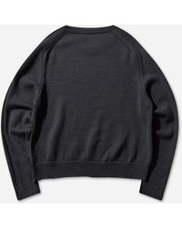 Our Legacy - Men S True Roundneck Sweater Off - Lyst