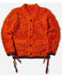 Sacai - Men S Furry Knit Cardigan - Lyst
