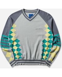Asics - Novalis Laricoid Knit Jumper Haze Lemon - Lyst