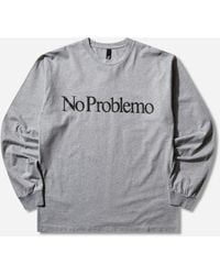 No Problemo - Logo Longsleeve T-Shirt Marl - Lyst
