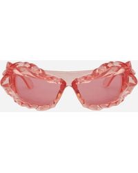 OTTOLINGER - Twisted Sunglasses Clear Rose - Lyst
