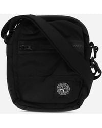 Stone Island - Coated Nylon Metal Crossbody Bag - Lyst