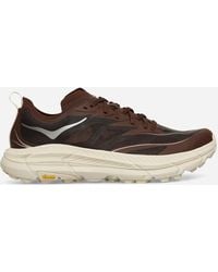 Hoka One One - Mafate Speed 4 Lite Sneakers Cold Brew / Oat Milk - Lyst